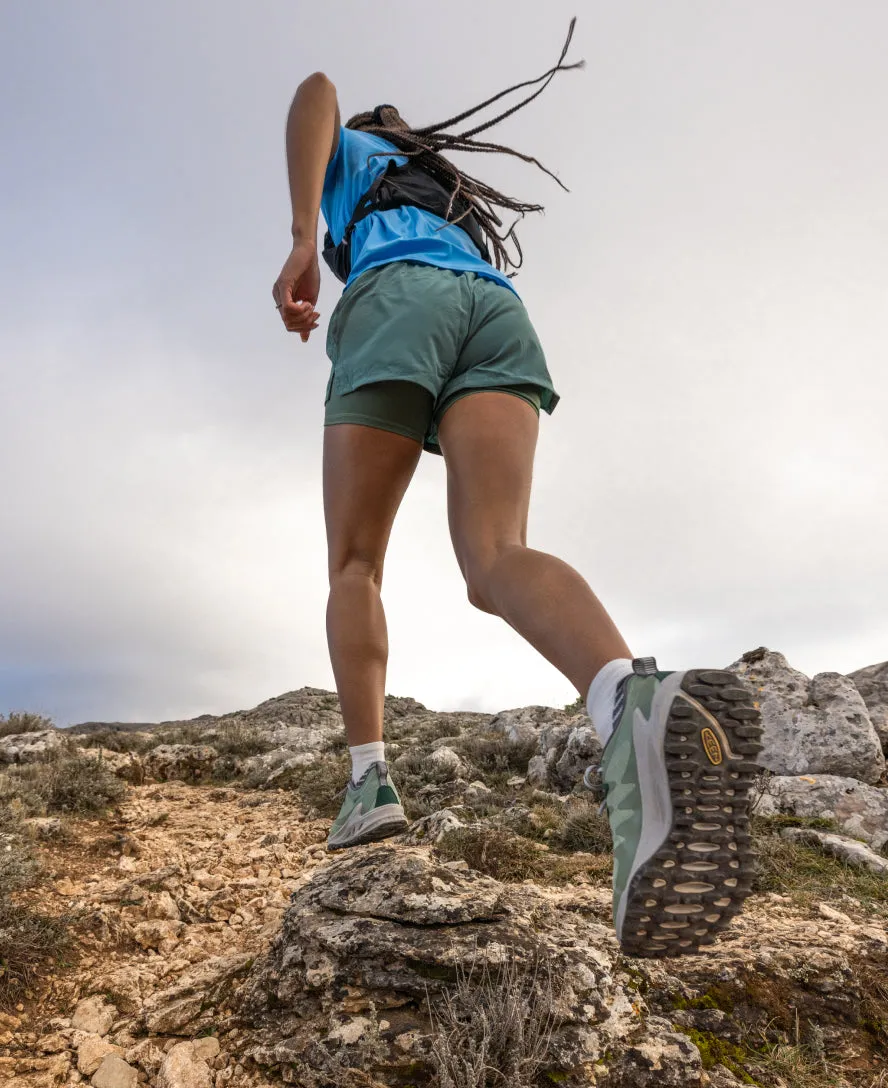 Women's Zionic Waterproof Hiking Shoe  |  Desert Sage/Ember Glow KEEN