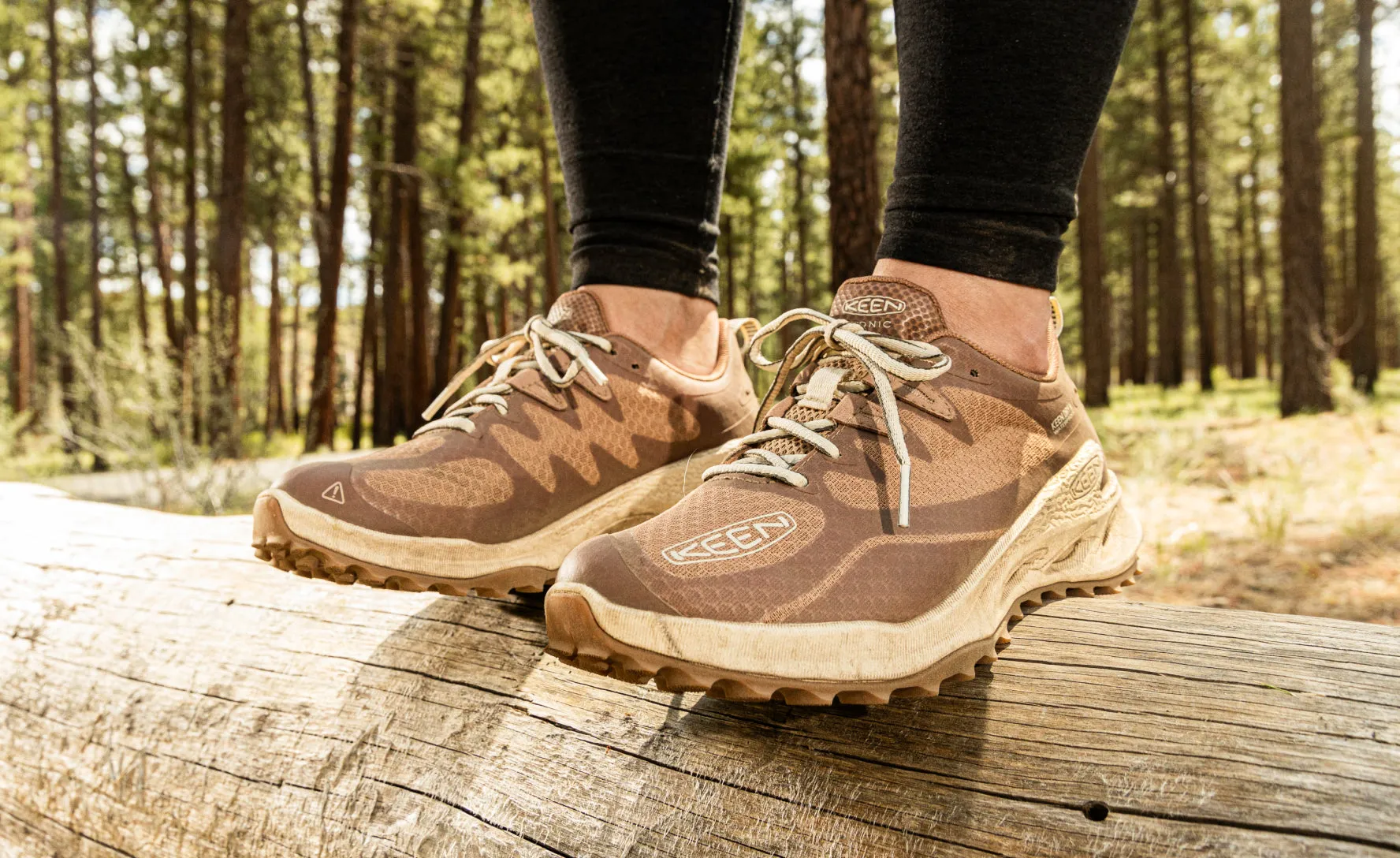 Women's Zionic Waterproof Hiking Shoe  |  Warm Taupe/Raw Umber KEEN