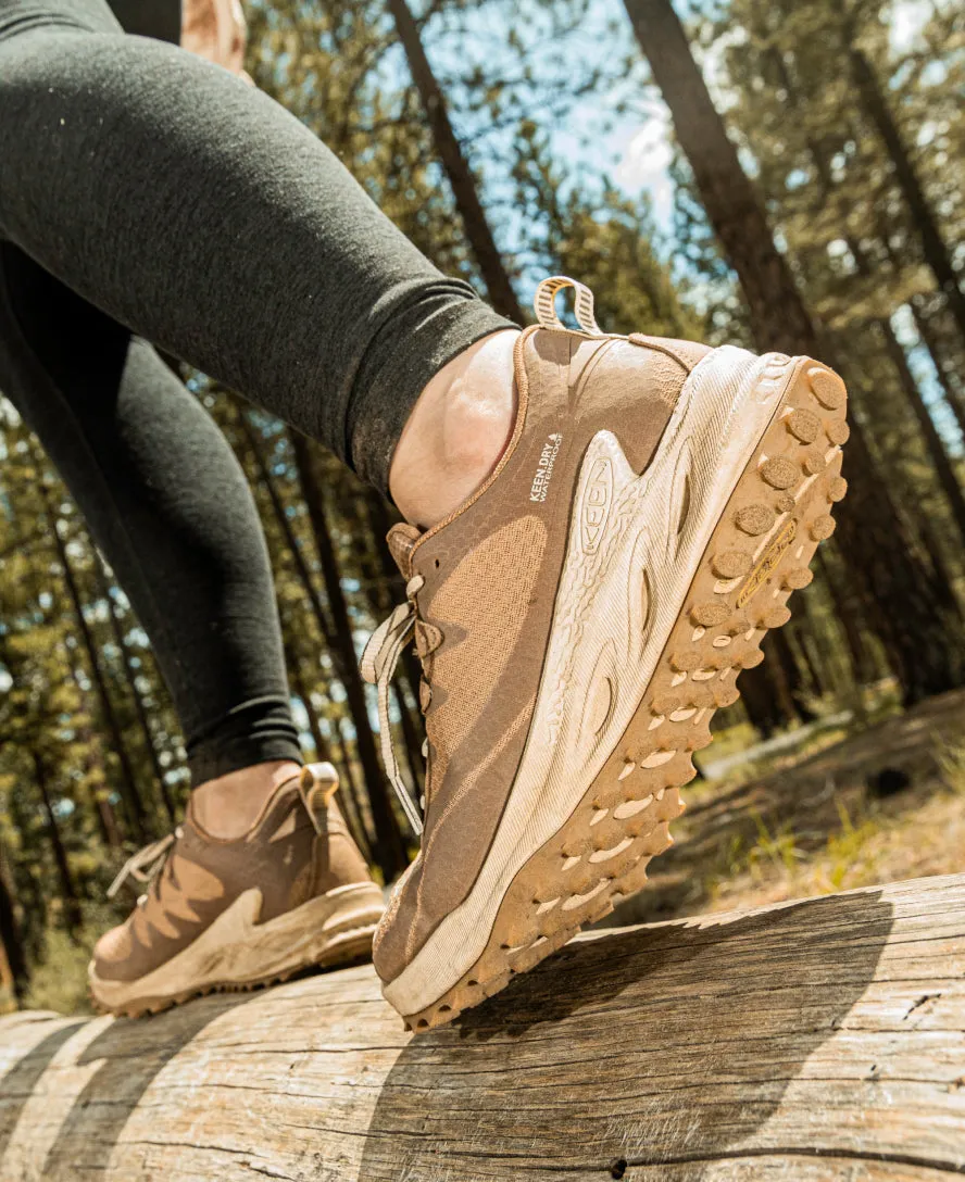 Women's Zionic Waterproof Hiking Shoe  |  Warm Taupe/Raw Umber KEEN