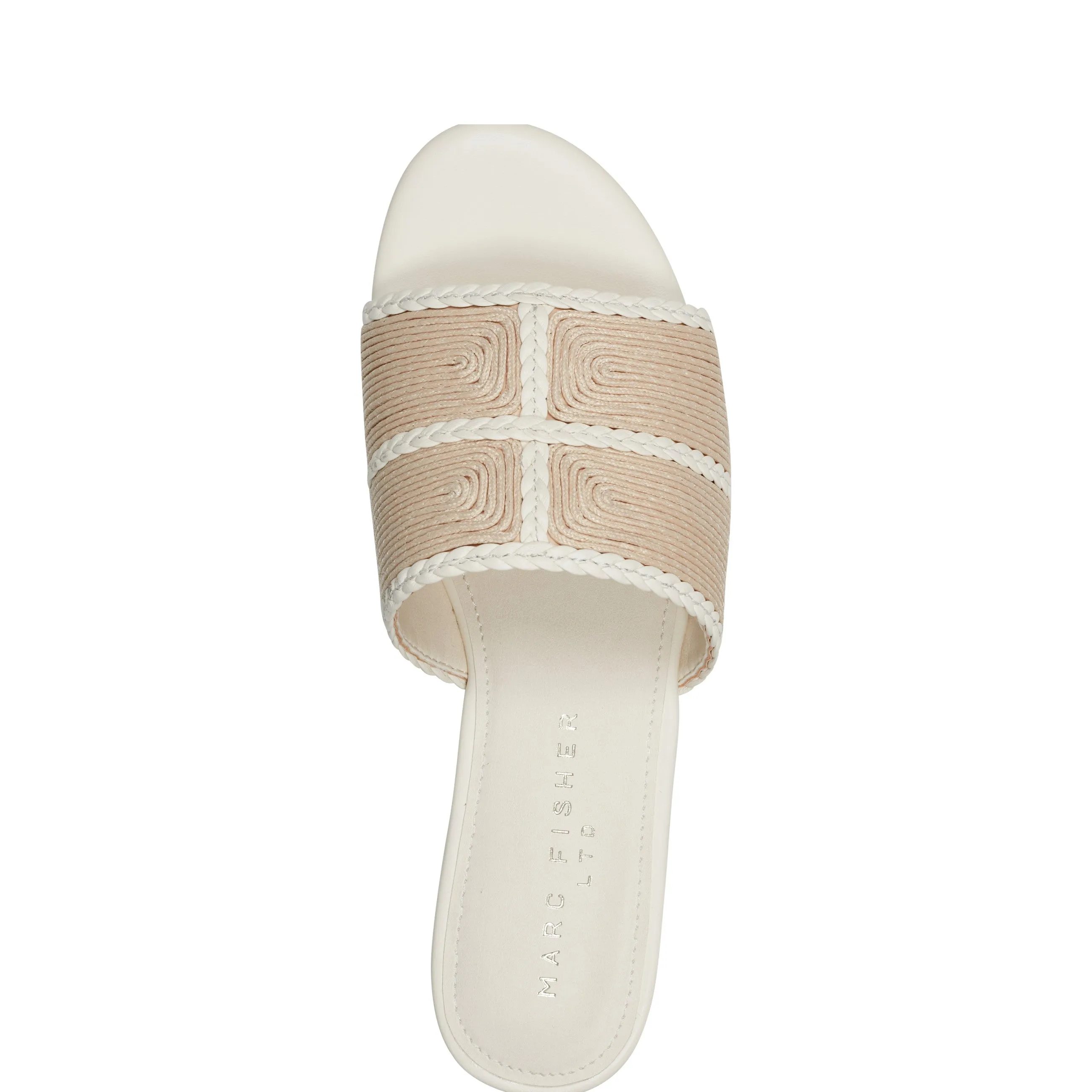 Zuri Flat Slide Sandal -MARC FISHER